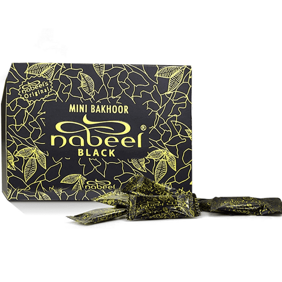Nabeel Black Mini Bakhoor - 3x36 GMS by Nabeel