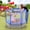 Blue, variant on 55" Kids Mini Trampoline with Safety Enclosure Net & Balls, Indoor & Outdoor Toddler Trampoline