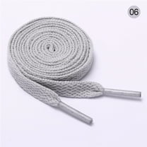 XmhyTop 2 Pair Flat Shoe laces 8mm Wide Shoelaces for Athletic Running Sneakers-A06