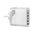 thumbnail image 1 of Chargeur Mural Rapide 65W 5 USB Type C PD QC3.0 Adaptateur Charge Rapide Universel, 1 of 5