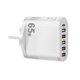 thumbnail image 1 of Cargador rápido de pared de 65 W con 5 puertos USB tipo C, adaptador PD QC3.0, carga rápida universal, 1 of 7
