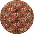 thumbnail image 1 of Ahgly Company Tapis d'Intérieur Rond Rouge Cramoisi Traditionnel, Rond de 3', 1 of 6