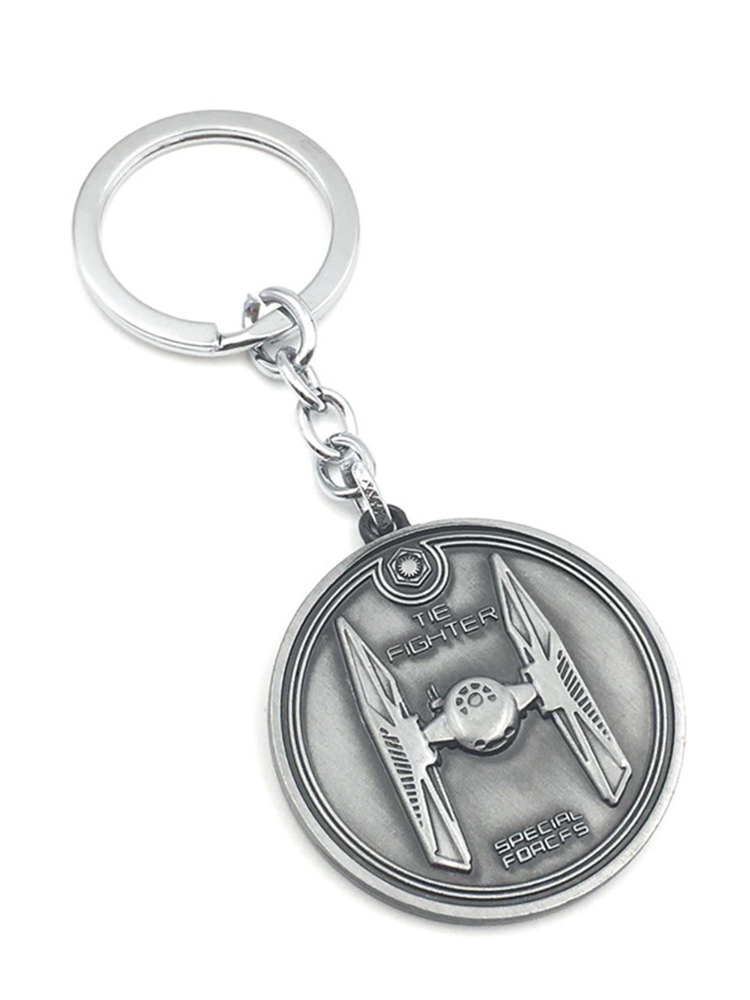 1500px x 1999px - Superheroes Star Wars Tie Fighter Keychain for Autos, Home or Boat with  Gift Box - Walmart.com