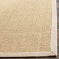 thumbnail image 6 of SAFAVIEH Natural Fiber Forrester Border Sisal Runner Rug, Maize/Wheat, 2'6" x 22', 6 of 11