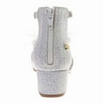 thumbnail image 4 of Badgley Mischka Girls Dress Shoes (Little Kids, Sizes 11–4), White, Size: 12, 4 of 7