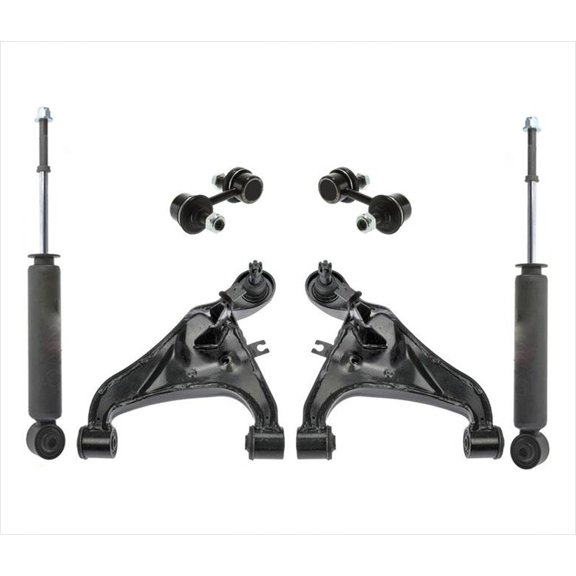 100% New Rear Upper Control Arms Ball Joint Shocks 6pc for Nissan Quest 04-09