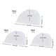 thumbnail image 2 of 4 Pack Mesh Food Cover -14 inch/16 inch /17 inch -Up Food Cover Tent Reusable& Food Nets, 2 of 5