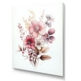 thumbnail image 2 of Designart "Minimalist Art Of Nature'S Pink Bouquet" Seasonal Flowers Wall Decor, 2 of 7