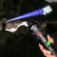 thumbnail image 2 of Qocolhg LED Flashlight, High Lumen Handheld Light, Waterproof, 1500ft Long Beam, Zoomable Flashlight for Home Outdoor Hiking Camping, Camping Essentials, 2 of 9