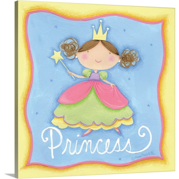 Great BIG Canvas | Anne Tavoletti Premium Thick-Wrap Canvas entitled Princess