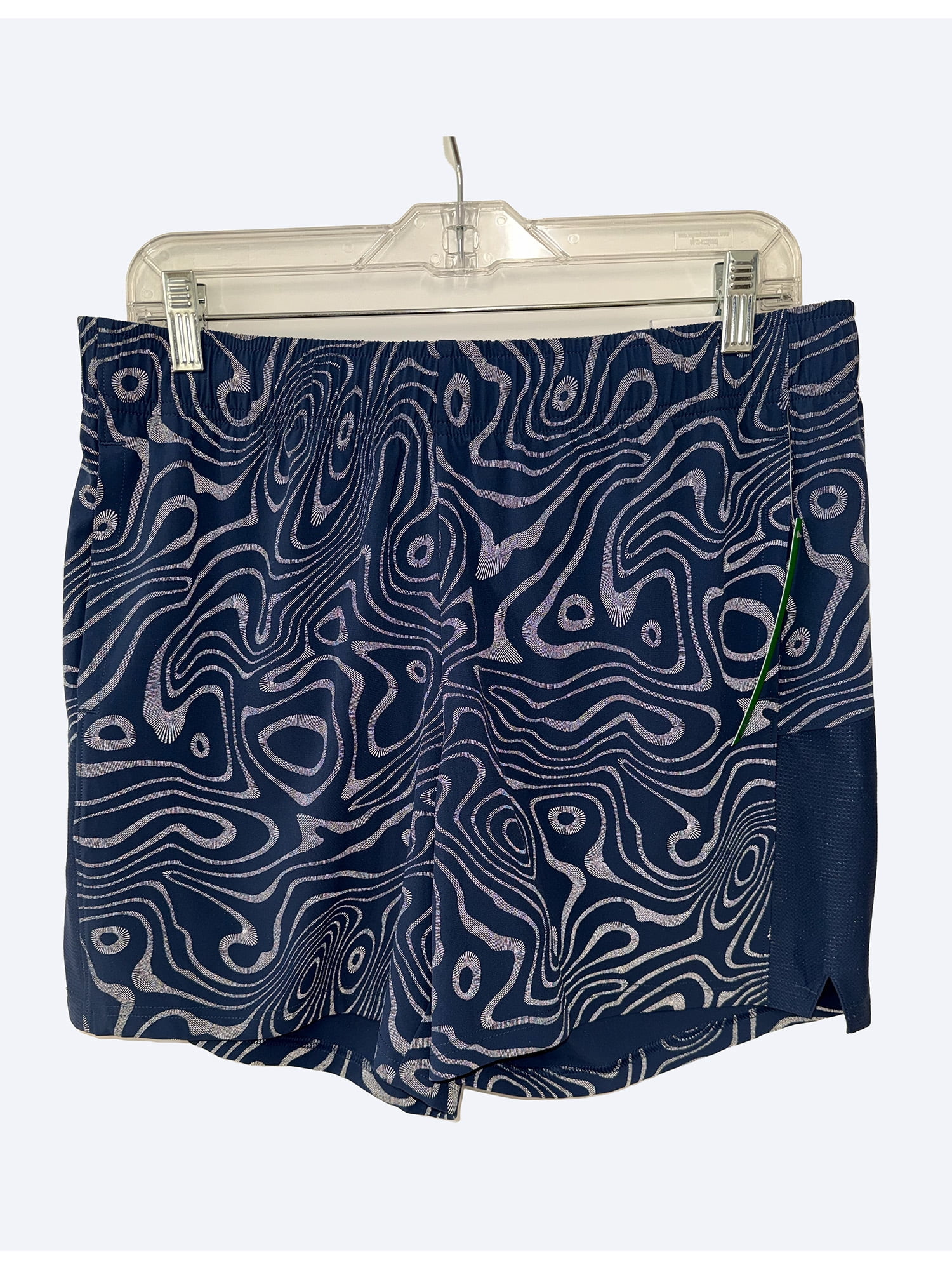 Athletic Works Men's Reflective Print Soccer Shorts, 6" Inseam, Sizes XS-3XL