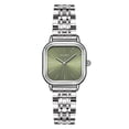 thumbnail image 2 of Resicozy Watches for Women Wrist Watches Thin Strap Watch Casual Fashion Simple Square Quartz Wristwatch Green#1, 2 of 4