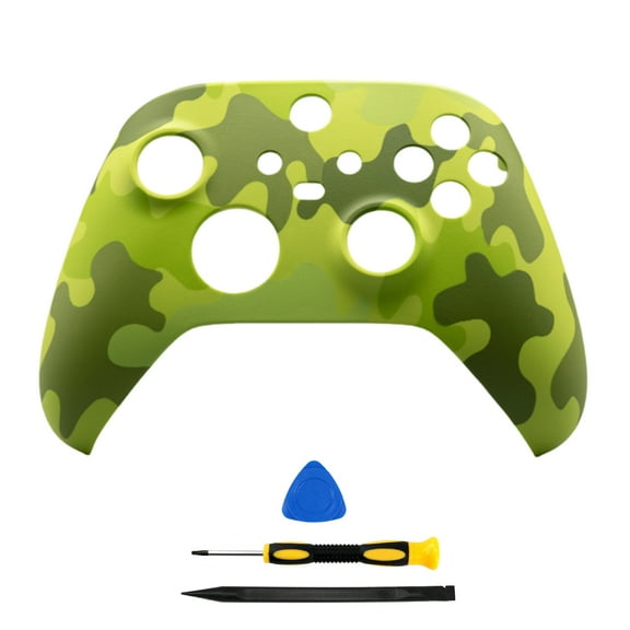 Cover Replacement for Xbox Series X/S Controller Shell Case Housing Front Faceplate for Xbox Gamepad Accessories-Green