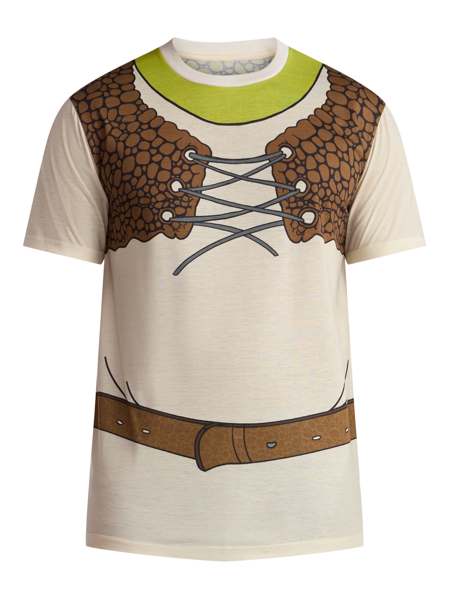 Shrek, Men's & Big Men's Graphic Halloween Cosplay T-Shirt and Matching Character Beanie, Sizes XS-3XL