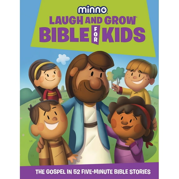 Pre-Owned Laugh and Grow Bible for Kids: The Gospel in 52 Five-Minute Bible Stories (Hardcover) 1546017453 9781546017455