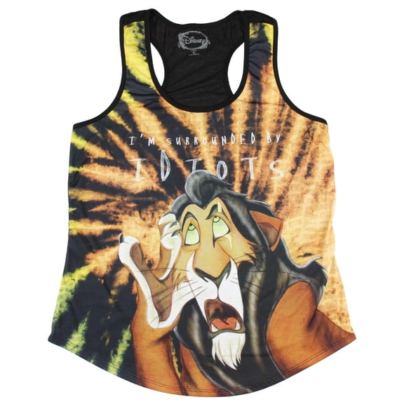 Disney The Lion King Scar Surrounded By Idiots Sublimation Girls Tank Top