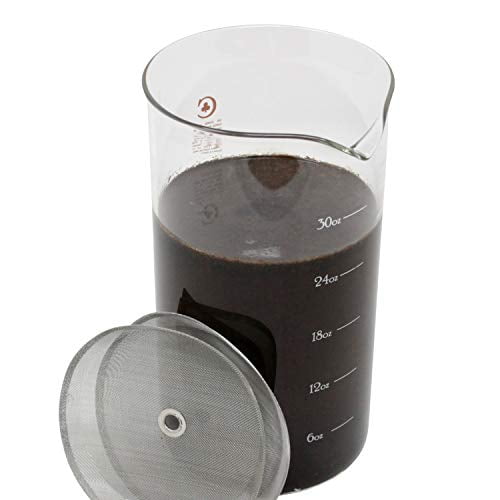 French Press Replacement Glass; for Bodum, Café Crush Carafe Club Bonus
