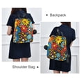 thumbnail image 4 of FORMRS Women's Travel Backpack Purse Anti-Theft Hidden Pockets Casual Shoulder Bag, Cartoon Flowers, 4 of 7