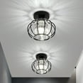 thumbnail image 2 of Mkyiongou Modern Crystal LED Ceiling Light Fixture Aisle Hallway Pendant Lamp Chandelier, 2 of 9