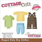 CottageCutz Elites Die -Rugged Baby Boy Clothes 1.2x1.5",1.7x1.8