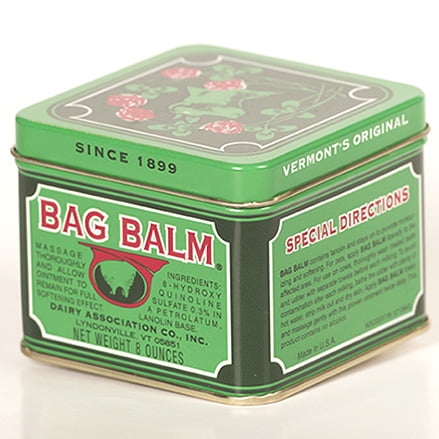 Bag Balm Skin Moisturizer Vermont's Original with Lanolin for dry Skin 8 oz