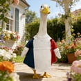 thumbnail image 2 of Porch Goose Outfits 1-Piece International Flag Themed Costume Fits 19-23 Inch Statues for National Holiday Front Porch Decor 10 Styles Available, 2 of 6