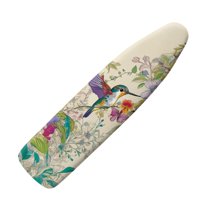 HELLHERO Floral Hummingbird Easy Installation 15x54 Ironing Board Cover, Minimalist Style Elastic Edge for Smooth Iron, Ironing Board Cover with Standard Size