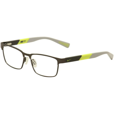 Nike Kids Youth Eyeglasses 5575 068 Brown/Black/Yellow/Grey Optical Frame 49mm