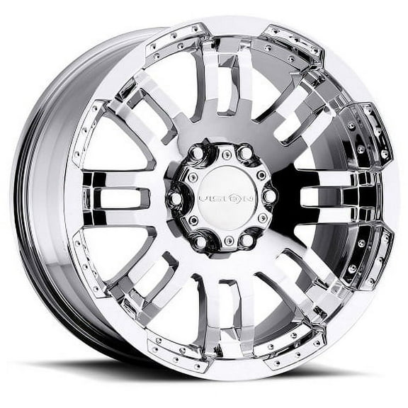 20x9 Vision Off-Road 375 Warrior Chrome Wheel 6x5.5 (18mm)
