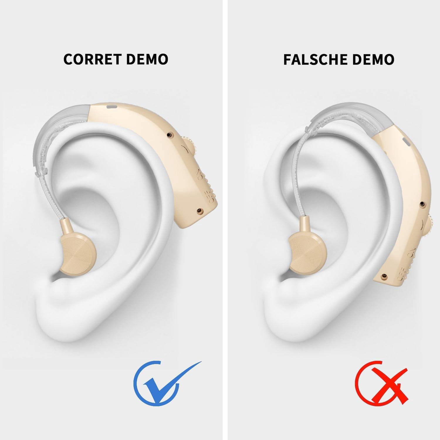 SUWU Hearing Aids for Seniors with Hearing Loss, Rechargeable Hearing Amplifiers with Noise Cancelling and Volume Control for Adults Women Men, Behind-The-Ear Hearing Aid