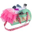 thumbnail image 4 of Madison & Dakota Girls Dance Duffle Bag for Ballet, Dance, Dancewear, Clothing, Dresses, Skirts, Tutus, Tights, Stockings, Shoes and Accessories in Mint Green with Glitter and Butterfly Straps, 4 of 8