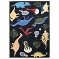 thumbnail image 2 of Rugsotic Carpets Hand Tufted, Kids Wool Area Rug, Black, 5'x8', 2 of 5