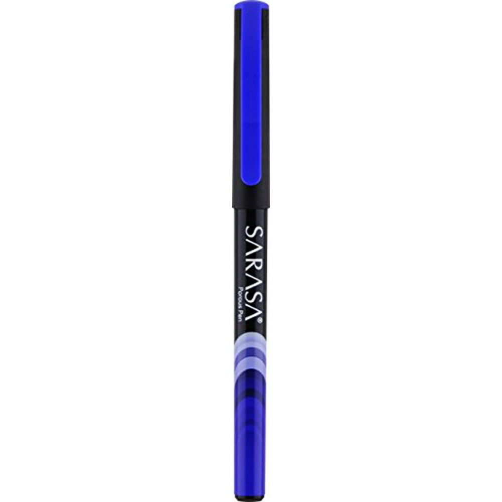Zebra Sarasa Fineliner Pen, 0.8mm, Blue, 12Count