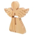 thumbnail image 5 of PENIKOKO Angel Cross Sculpture Khaki 1Pack 5.93X5.89X0.63In Garden Ornament Carved Angels Figurines, 5 of 8
