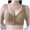 Khaki, variant on NIEWTR Front Closure Bras for Women No Underwire Comfortable Full Coverage Front Closure Bralettes Wireless Wirefree Everyday Bras(Black,2XL)