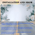 thumbnail image 3 of 1 Pcs 2D Flat License Plate Covers & Frames, Floral Border For Decorative Front, Waterproof For Decoration Aluminum License Plate Covers & Frames Cover For Men Women, 12" X 6", 3 of 7
