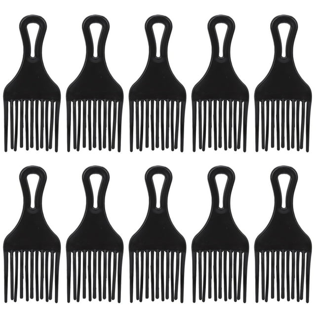 10 peines de plástico ergonómicos y respetuosos con la piel, multiusos, para peluquerías.