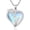 Style 1-Lily, variant on SISGEM 925 Sterling Silver Birth Flower Necklace for Women, Moonstone Sunflower/Tulip/Rose Necklace, Flower Pendant Necklace for Mother's Day Birthday Anniversary, with 18+2inch Chain
