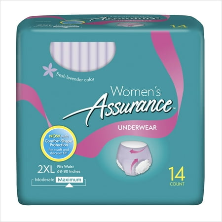 Best Assurance Incontinence Underwear for Women, Maximum, 2XL, 14 Ct deal Best Assurance Incontinence Underwear for Women, Maximum, 2XL, 14 Ct deal