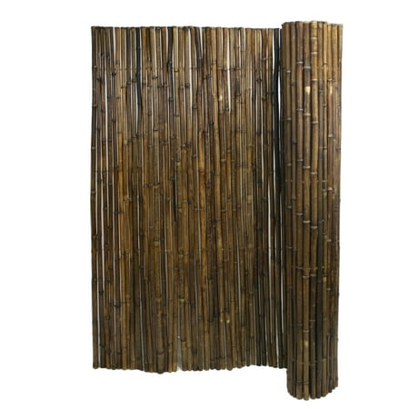 Backyard X-Scapes Bamboo Fencing Caramel Brown 1"D x 6ft H ...