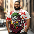 thumbnail image 2 of Men T Shirt for Big & Tall Man Graphic Short Sleeve Plus Size Oversized Tee Tshirts 4XL 3DTS10004, 2 of 8