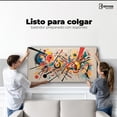 thumbnail image 2 of Cuadro Decorativo Canvas Revolution Abstracción Clásica 140x70 madera maciza Tela Canvas, 2 of 4