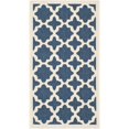 thumbnail image 1 of Safavieh Courtyard Navy Indoor Outdoor Rug - Runner 2'7" x 5', 1 of 1