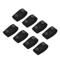 thumbnail image 1 of Unique Bargains Belt Keeper, Nylon Webbing Loop Holder with Double Snaps for 22' Wide Belt Security Fixing, Black 8 Pack, 1 of 6