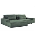 thumbnail image 4 of US Pride Furniture 105.52''W Oversized Faing Left Chaise Sectional Sofa, Green, 4 of 4