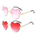thumbnail image 1 of Gafas de Sol Sin Montura Sunnimix Corazón UV400 Rosa Rojo, 1 of 8
