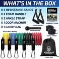 thumbnail image 3 of XGear Fitness 150LBS Exercise Resistance Band Set with Handles - 11 Piece, 3 of 4