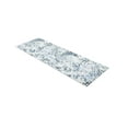 thumbnail image 4 of Unique Loom Kamala Washable Collection Area Rug - Free Spirit (2' x 6' 1" Runner Gray Navy Green/Ivory), 4 of 9