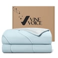 thumbnail image 1 of Edredón Cooling Blanket Vine Voice, tamaño king, azul claro, 1 of 7