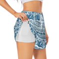 thumbnail image 3 of Lsque Sea Underwater Jellyfish Printed Women's Running Shorts with Liner Pockets,Elastic Quick Dry Workout Athletic Gym Yoga Shorts,Womens High Waist Shorts-Small, 3 of 9